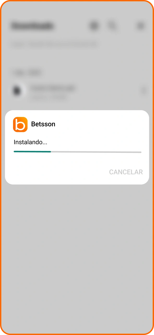 Abre el archivo APK de Betsson descargado e instálalo.