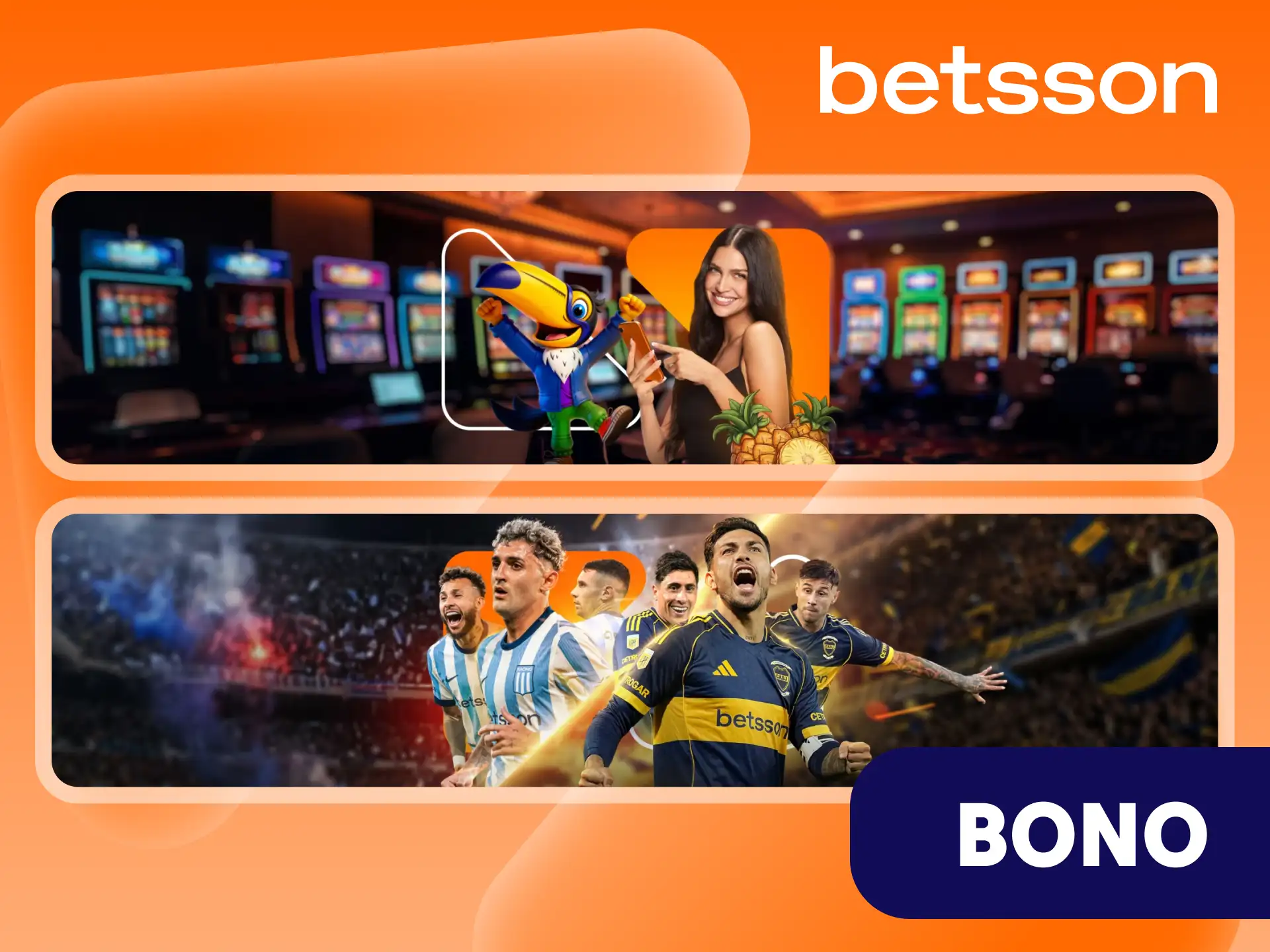 Realiza tu primer depósito y elige un bono de bienvenida en Betsson.